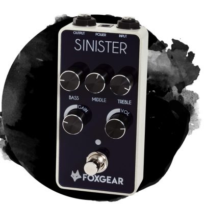 Foxgear SINISTER - Pedale distorsore per chitarra