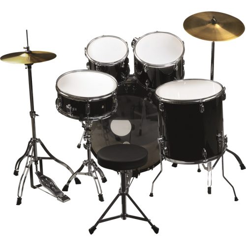 Eko Drums ED-300 Drum kit Black - 5 pezzi