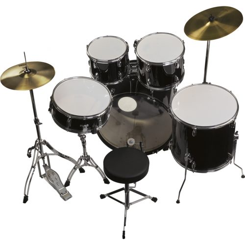 Eko Drums ED-300 Drum kit Black - 5 pezzi