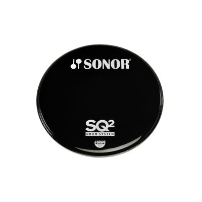 Sonor Pelle Grancassa 18” Nera/SONOR & SQ2 bianco