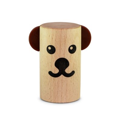 Sonor Shaker in legno per Bambini con faccia d'Orso