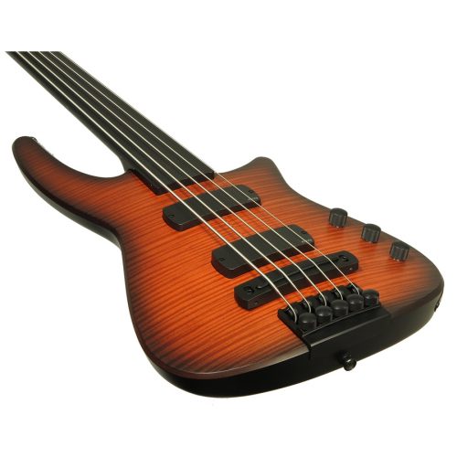 NS Design NXT5a Radius Bass 5 Fretless Sunburst