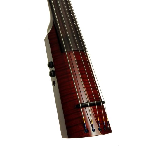NS Design WAV5 Electric Upright Bass 5 Transparent Red