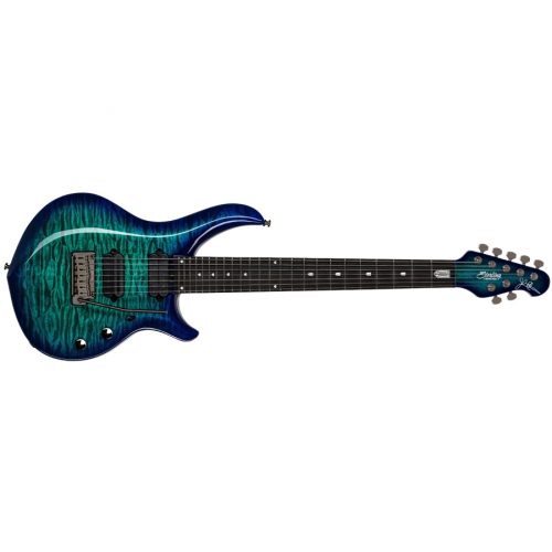 Sterling by Music Man Majesty DiMarzio 7 Corde Cerulean Paradise