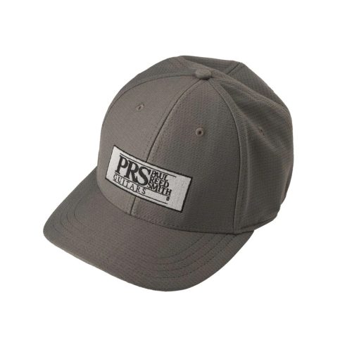 PRS Block Logo Fitted Baseball Hat Gray S-M
