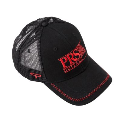 PRS Trucker Logo Hat Block Logo Red