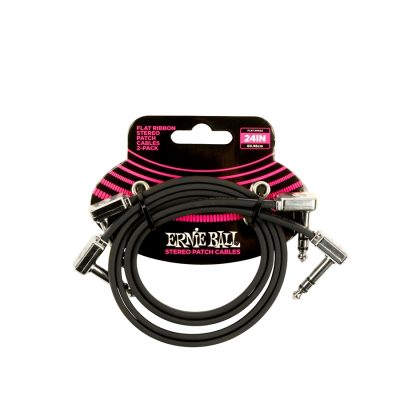 Ernie Ball 6406 Flat Ribbon Stereo Patch Cable 60