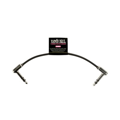 Ernie Ball 6408 Single Flat Ribbon Stereo Patch Cable 15