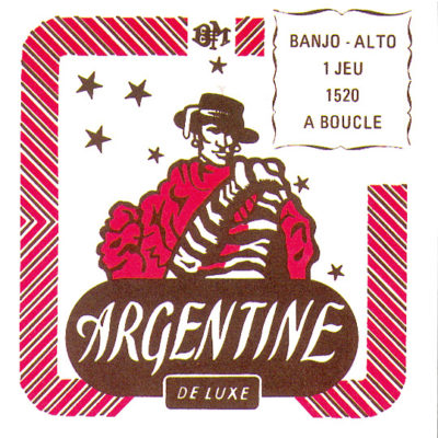 Argentine 1520 Set 4 corde per Banjo Alto