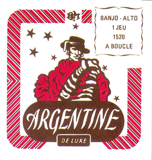 Argentine 1520 Set 4 corde per Banjo Alto
