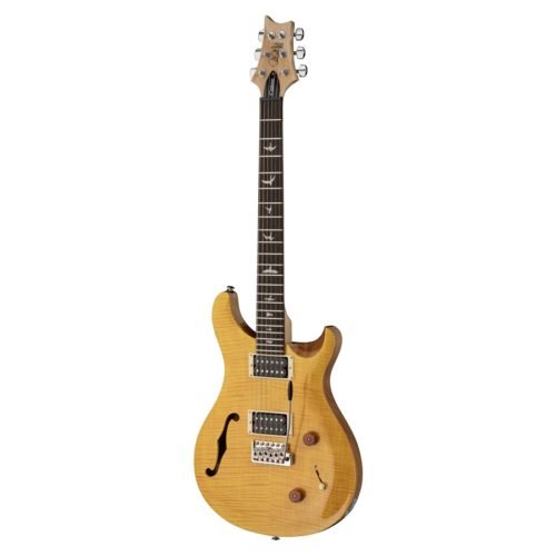 PRS SE Custom 22 Semi-Hollow Violin Top Santana Yellow 2023
