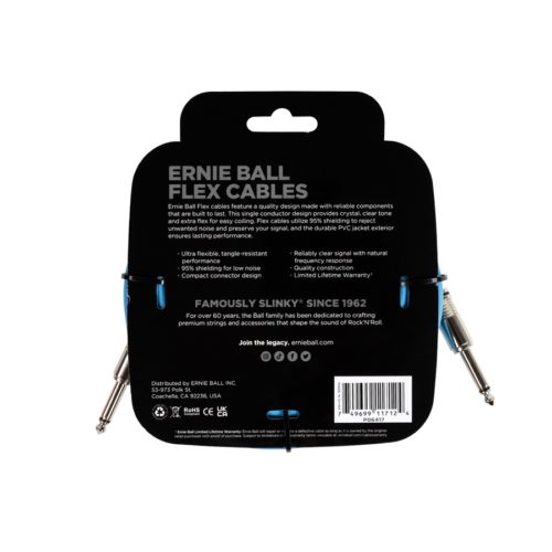 Ernie Ball 6417 Flex Cable Blue 6m
