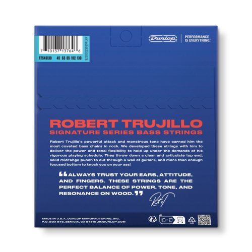 Dunlop RTS45130 Robert Trujillo Stainless Steel 45-130